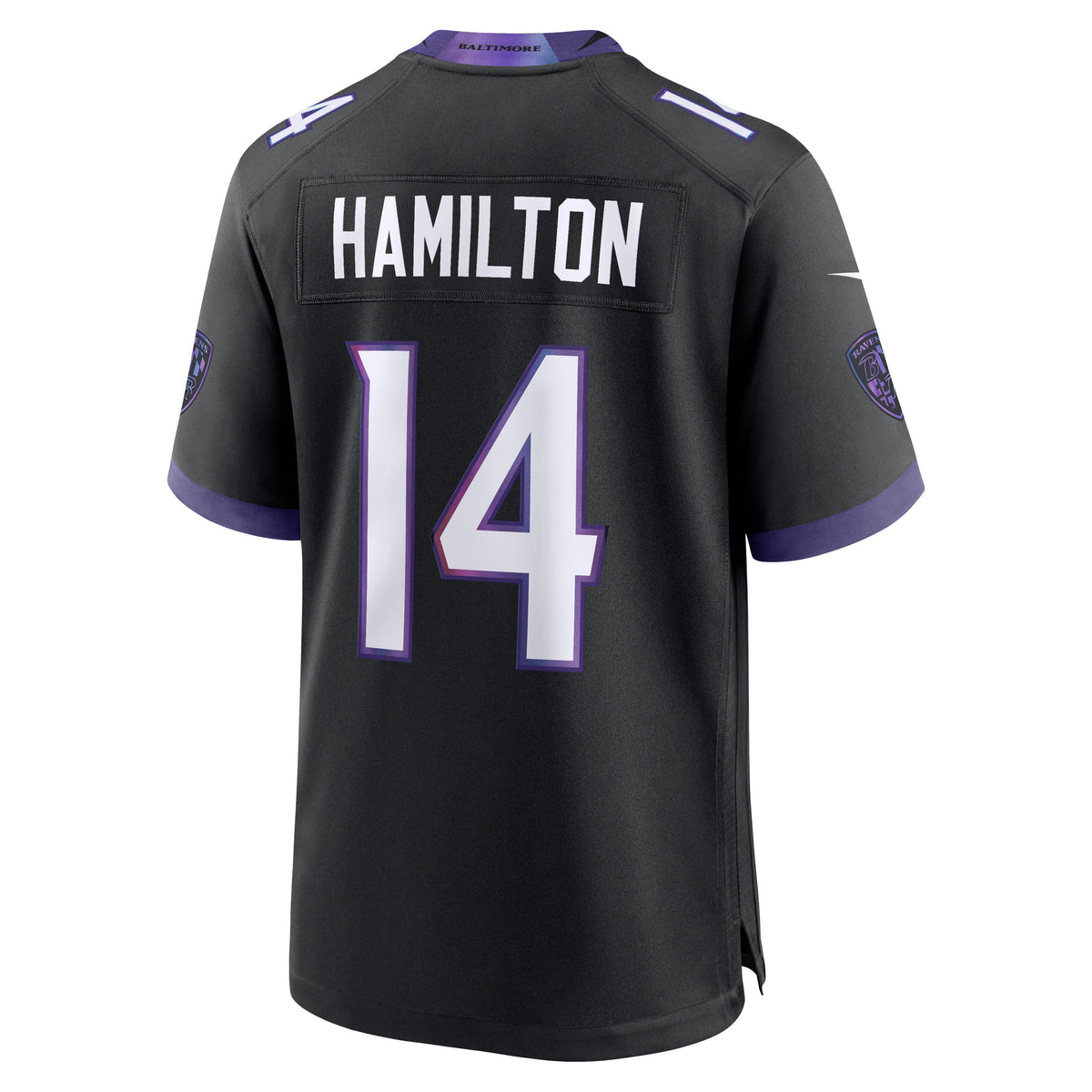 Baltimore Ravens Kyle Hamilton Nike Black Alternate Game product image 3