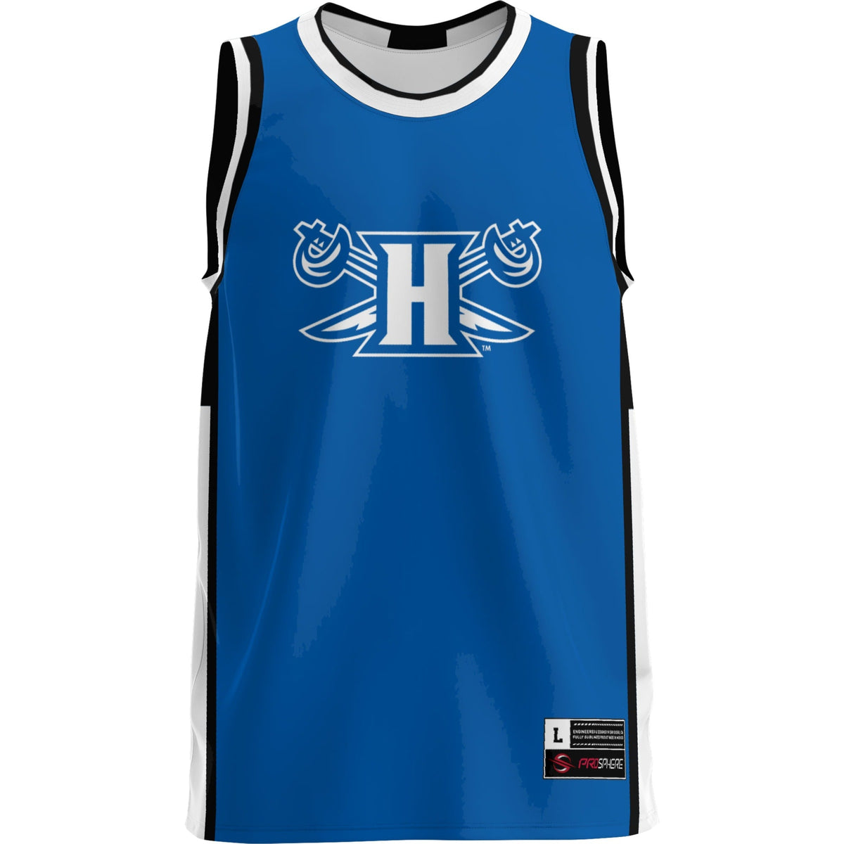 Hampton Pirates Lightweight Basketball Jersey - Blue product image 3