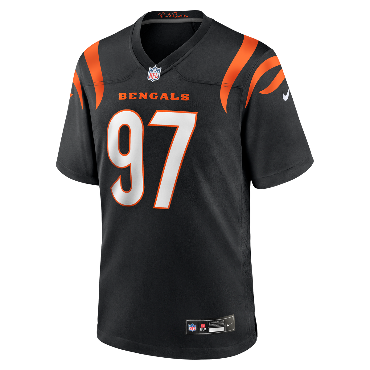 Cincinnati Bengals Dexter Lawrence II Nike Black Game Jersey product image 2