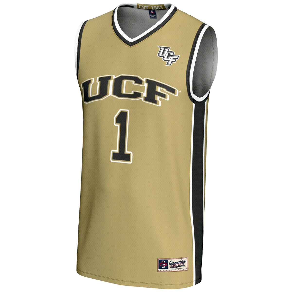 #1 UCF Knights Lightweight Basketball Jersey - Gold product image 3