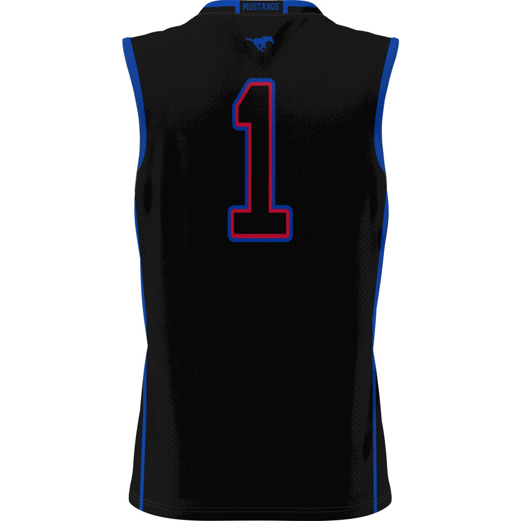 #1 SMU Mustangs Lightweight Basketball Jersey - Black product image 4