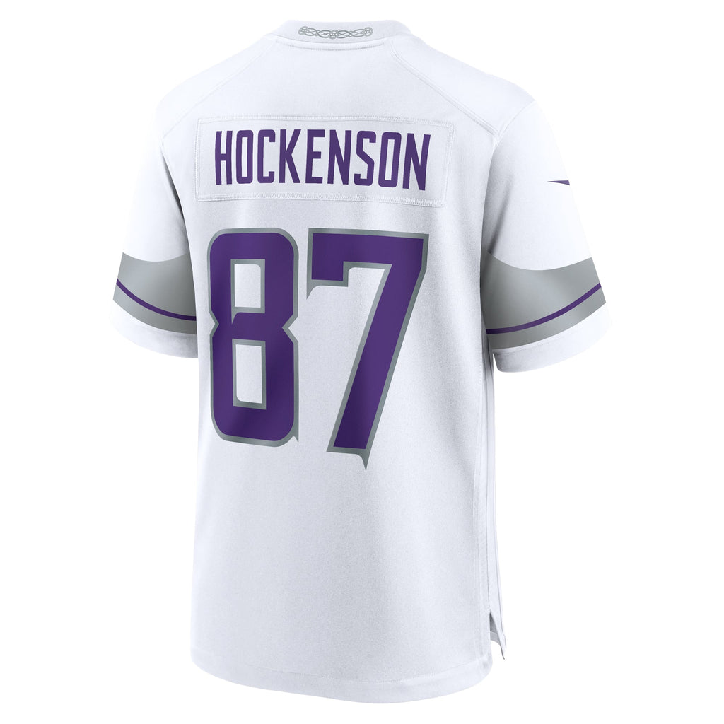 Minnesota Vikings T.J. Hockenson Nike White Alternate Game product image 3