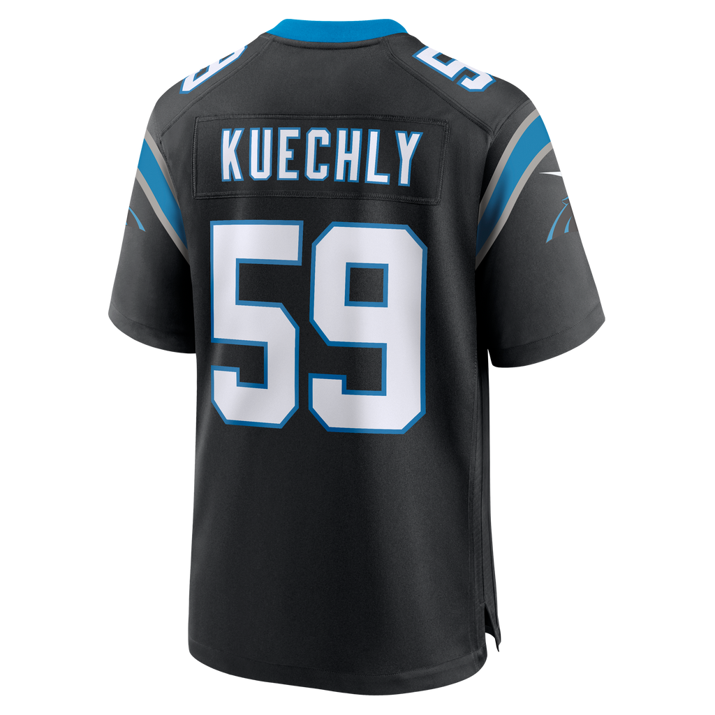 Carolina Panthers Luke Kuechly Nike Black Team Game Jersey product image 3