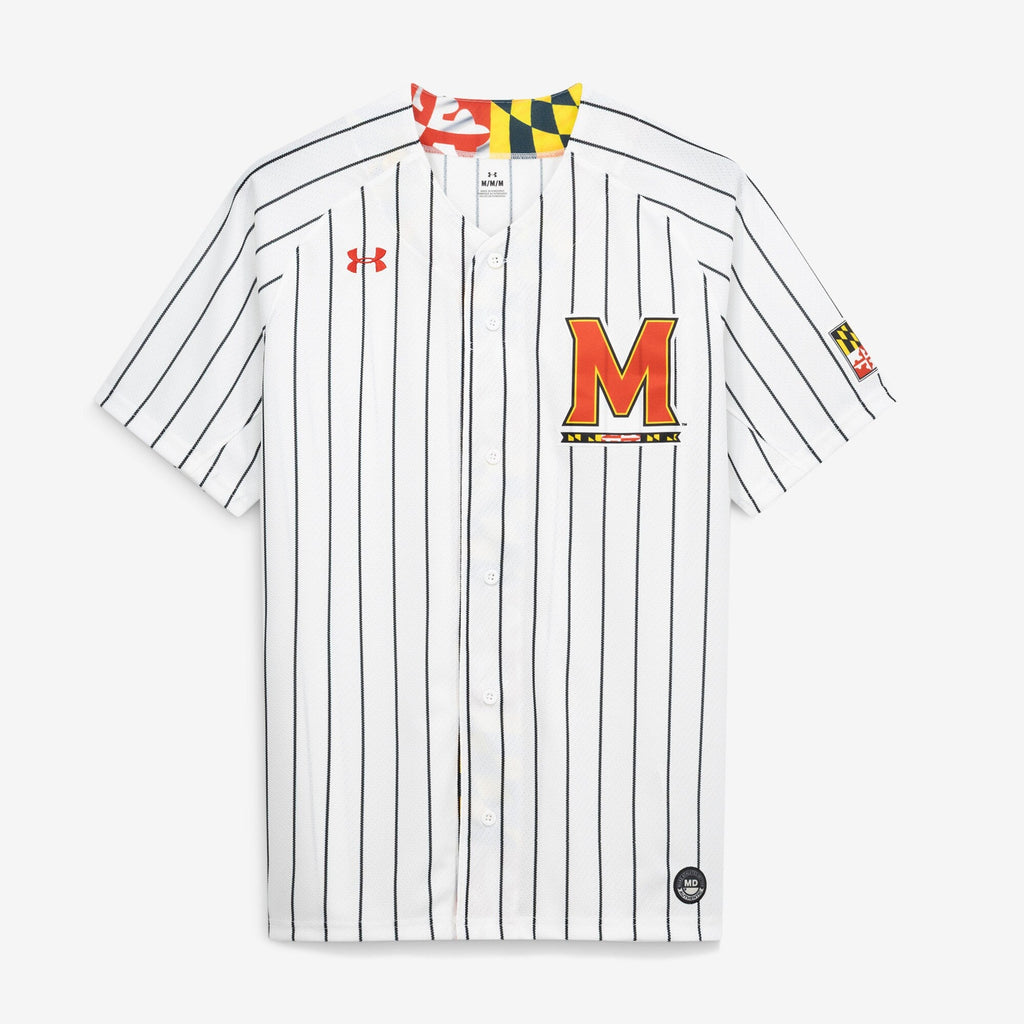Maryland Terrapins Replica Baseball Jersey - White product image 2