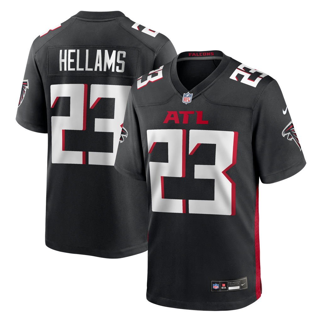 Atlanta Falcons DeMarcco Hellams Nike Black Team Game Jersey product image 1