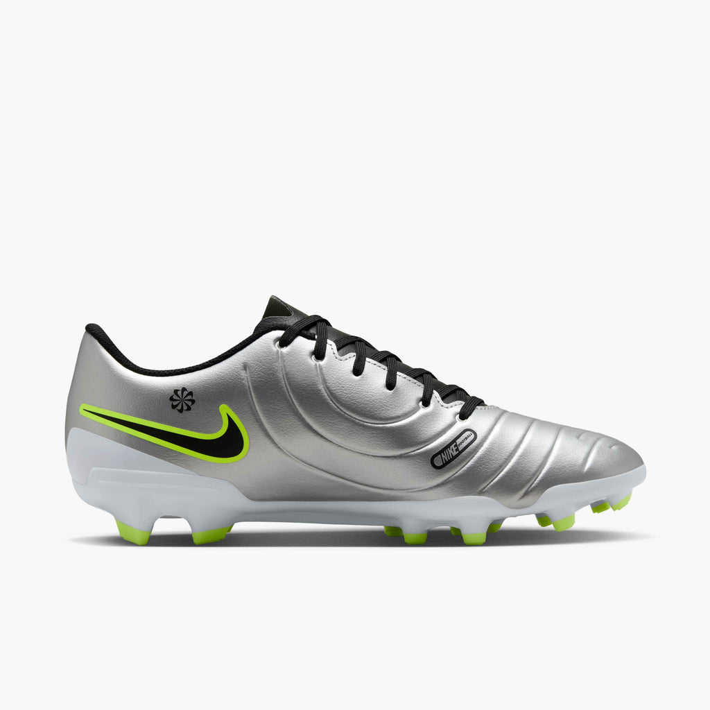 Nike Tiempo Legend 10 Club Multi-Ground Low-Top Soccer Cleats - Metallic Silver product image 7, provided for visual