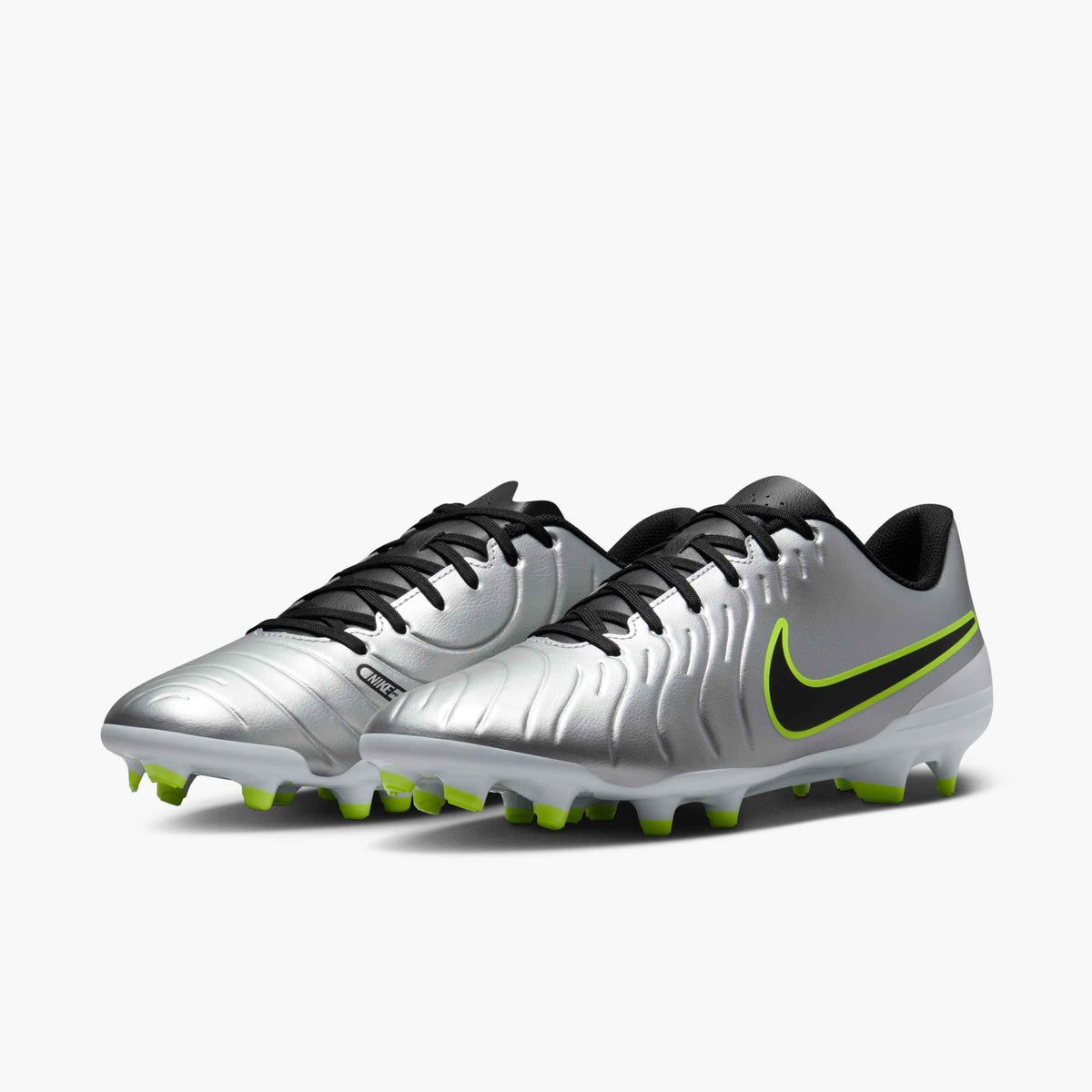 Nike Tiempo Legend 10 Club Multi-Ground Low-Top Soccer Cleats - Metallic Silver product image 3, provided for visual