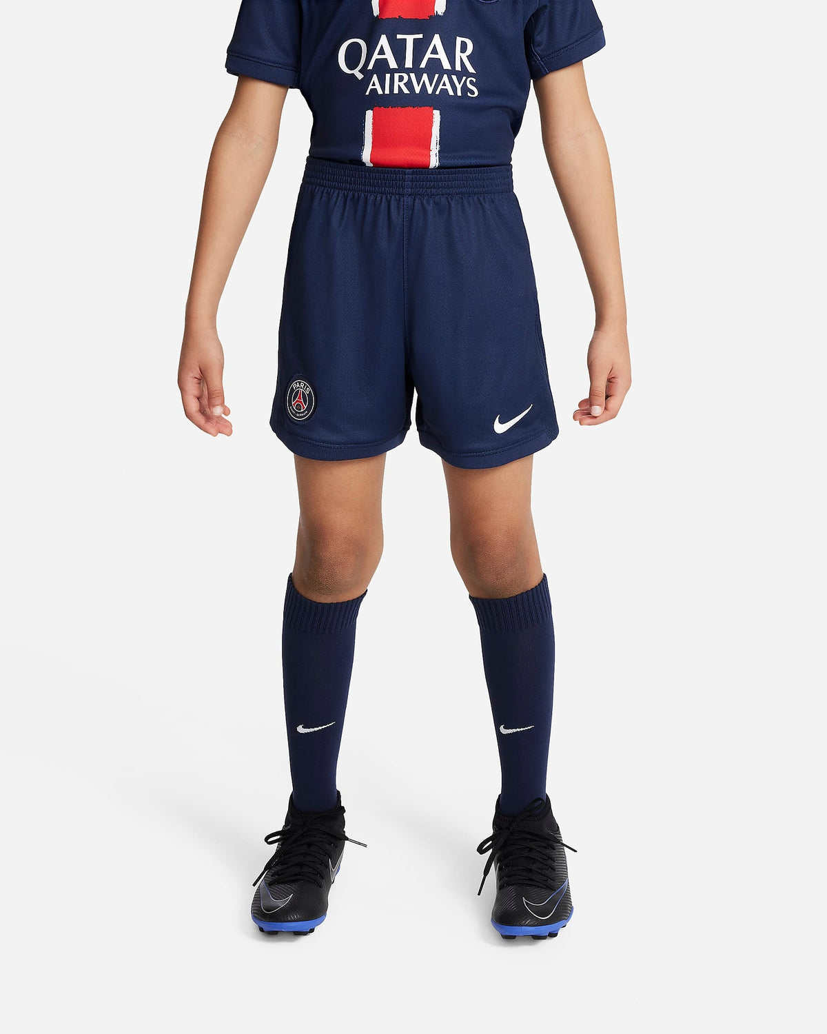 Nike Paris Saint-Germain 2024 Stadium Home Little Kids' Soccer Replica 3-Piece Kit product image 7, provided for visual