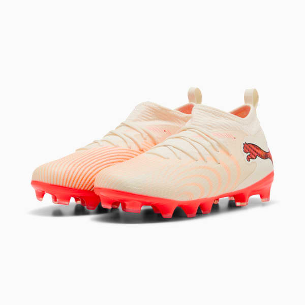 PUMA FUTURE 9 MATCH FG/AG Kids Soccer Cleats product image 2, provided for visual reference and product detail review