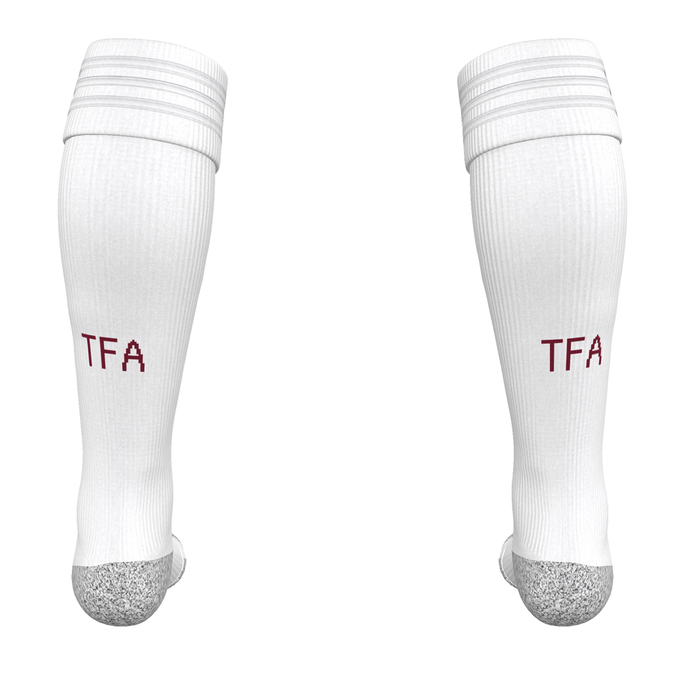 adidas AdiSock 23 White/Red Custom "TFA" product image 2, provided for visual reference and product detail review