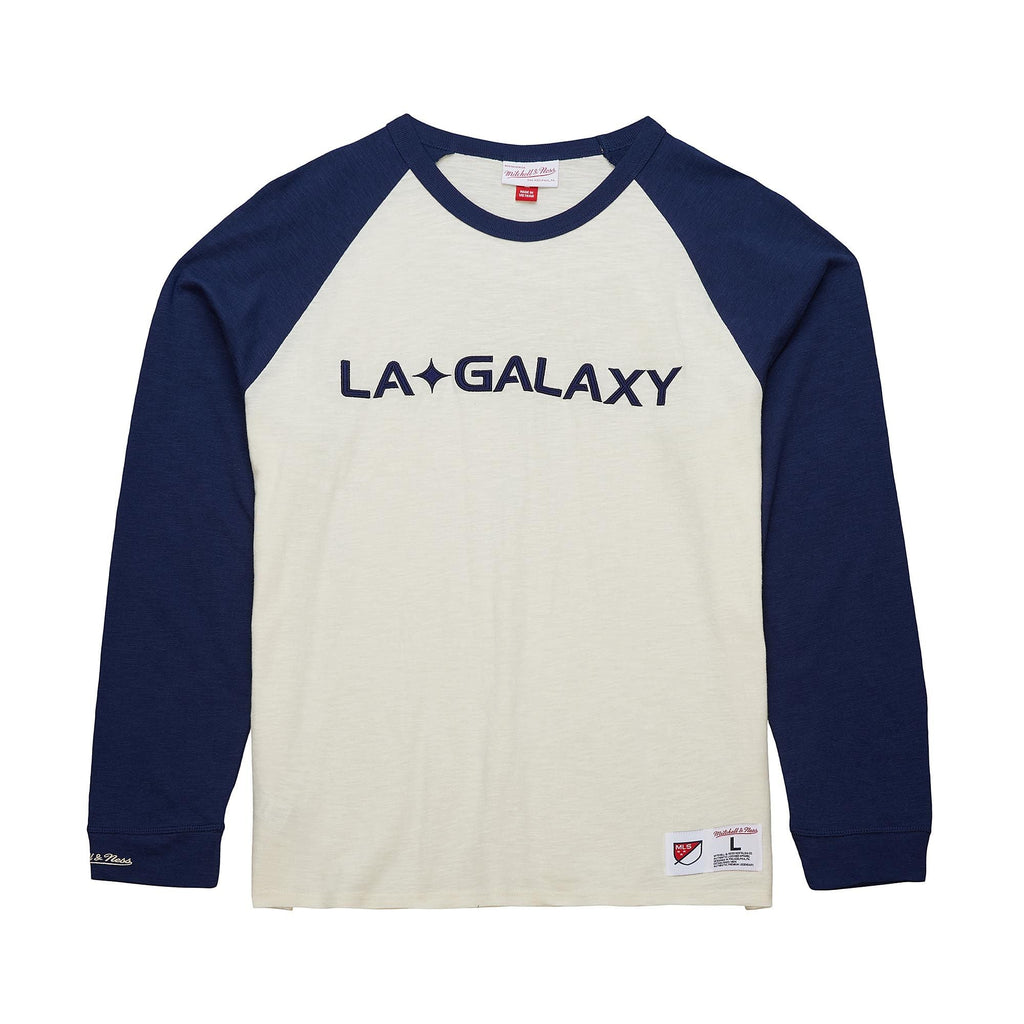 Mitchell and Ness LA Galaxy Legendary Slub Long Sleeve T-Shirt product image 1, provided for visual reference and product