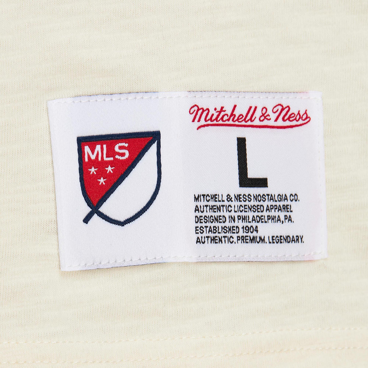 Mitchell and Ness LA Galaxy Legendary Slub Long Sleeve T-Shirt product image 5, provided for visual reference and product