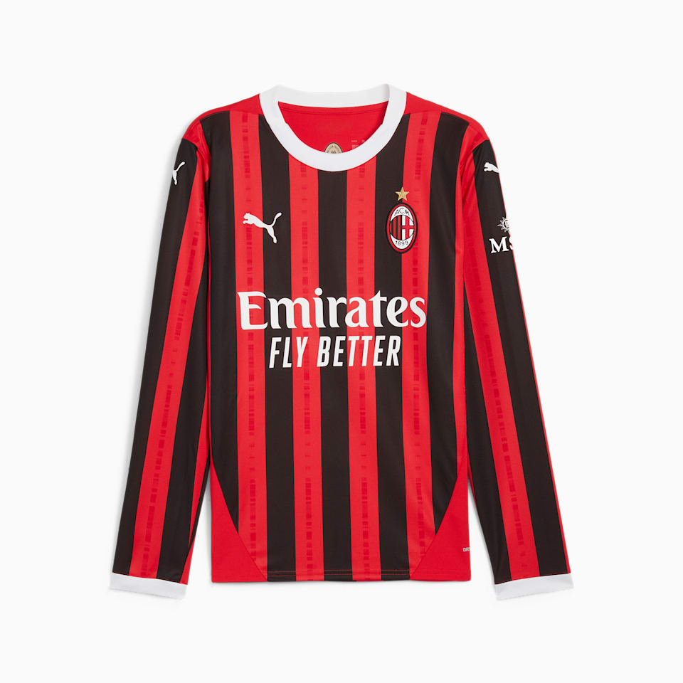 Puma AC Milan 24/25 Men Home Long Sleeve Jersey Replica Jersey product image 5, provided for visual reference and product