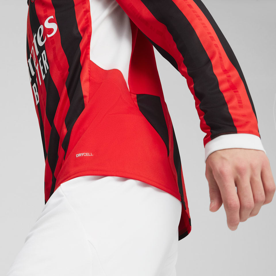 Puma AC Milan 24/25 Men Home Long Sleeve Jersey Replica Jersey product image 2, provided for visual reference and product
