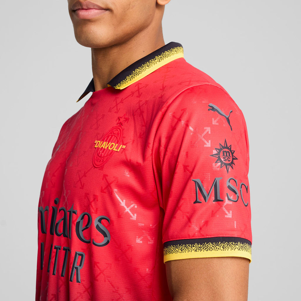 Puma AC MILAN x OFF-WHITE™ Replica Jersey Men product image 2, provided for visual reference and product detail review