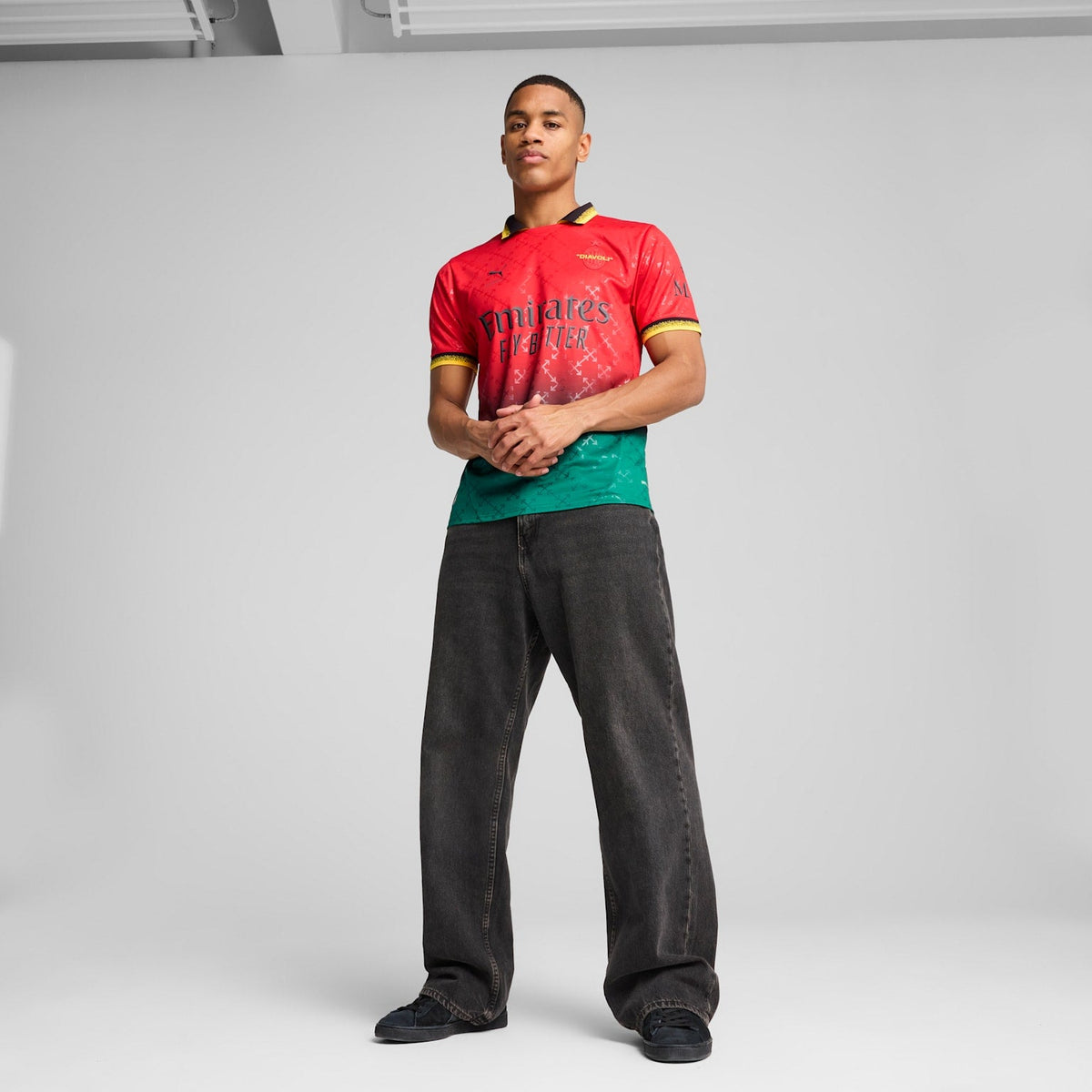 Puma AC MILAN x OFF-WHITE™ Replica Jersey Men product image 3, provided for visual reference and product detail review