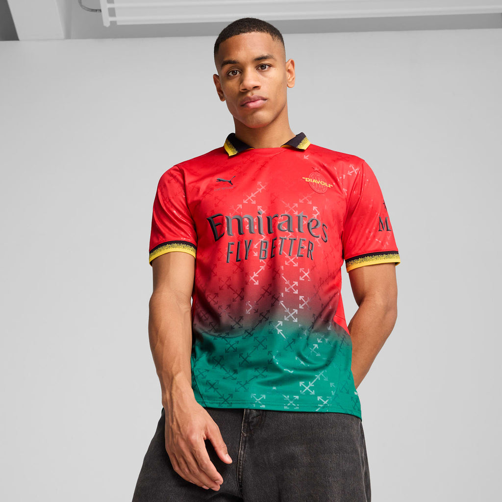 Puma AC MILAN x OFF-WHITE™ Replica Jersey Men product image 1, provided for visual reference and product detail review