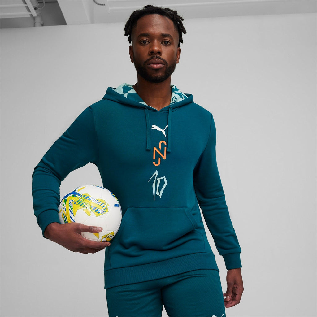 PUMA x NEYMAR JR Creativity Football Hoodie product image 1, provided for visual reference and product detail review