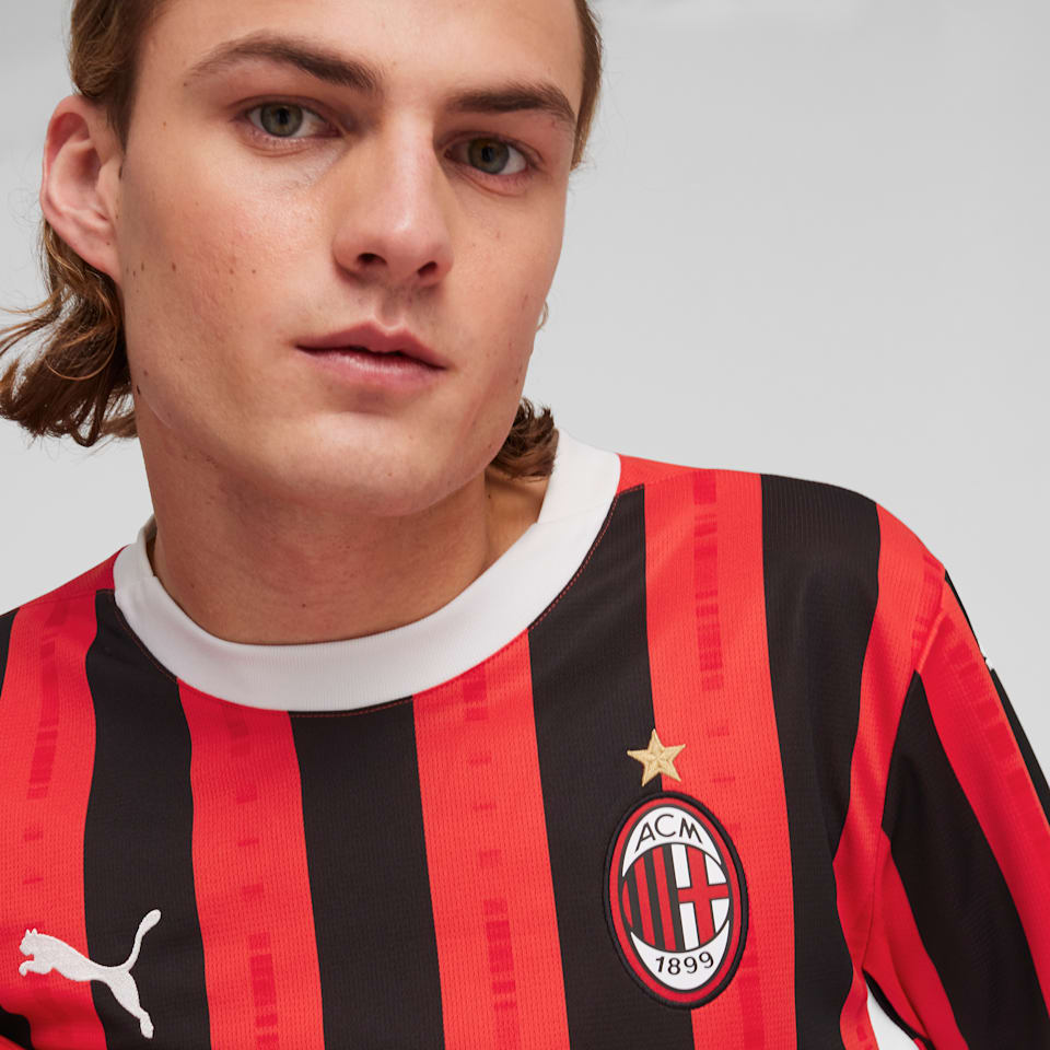 Puma AC Milan 24/25 Men Home Long Sleeve Jersey Replica Jersey product image 4, provided for visual reference and product